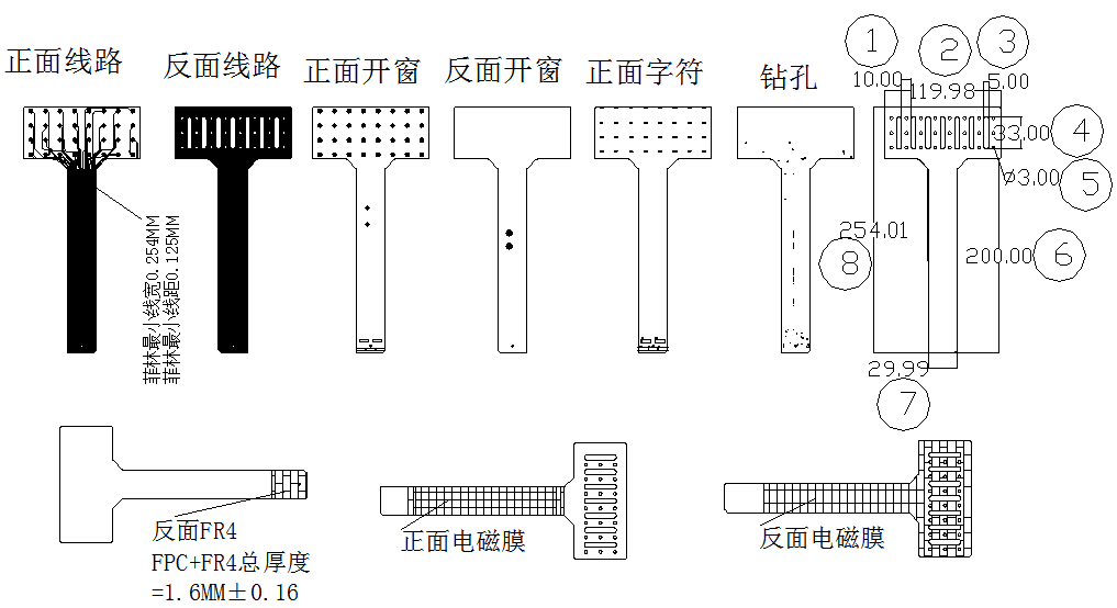 高速信號傳輸和電力供應(yīng)的柔性線路板連接器觸控模塊